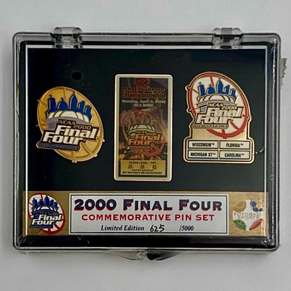2000 NCAA Men's Final Four Pin Set, Limited Edition: #625 of 5000, Sealed